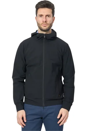 save the duck Homme, Vestes, Noir, Taille: S Veste Légère Noire avec Capuche