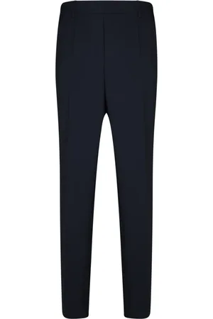 BLANCA Femme, Pantalons, Bleu, Taille: 38 FR Pantalon Bleu Taille Haute Sur Mesure