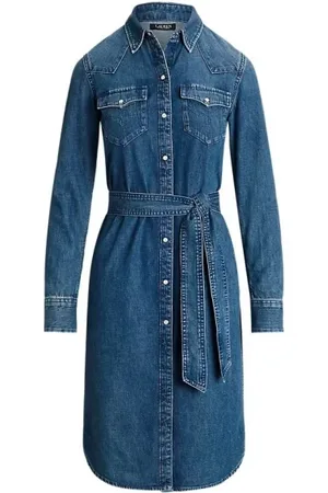 Ralph Lauren Femme, Robes, Bleu, Taille: 36 FR Robe