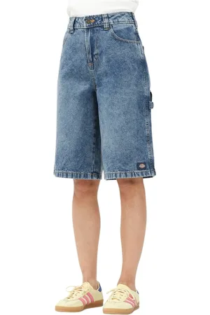 Dickies Femme, Shorts, Bleu, Taille: W26 Shorts Carpenter en Denim Bleu
