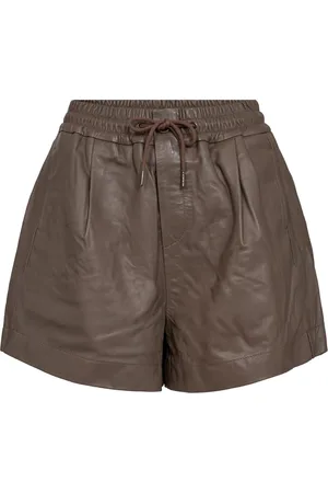 Co`Couture Femme, Shorts, Brun, Taille: 40 FR Nouveau Short en Cuir Phoebecc
