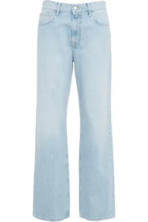 Cycle Femme, Jeans, Bleu, Taille: W27 Jean Jambe Droite Bleu avec Détails Usés