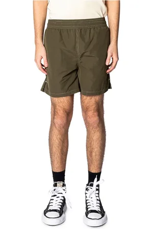 Ami Homme, Shorts, Vert, Taille: S Short de plage Loden avec doublure en maille