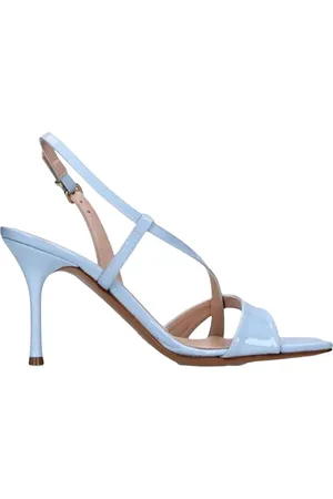 Albano Femme, Chaussures, Bleu, Taille: 37 EU Sandales en Cuir Bleu Clair