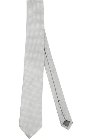 Errico Formicola Homme, Accessoires, Gris, Taille: ONE Size Élégante Cravate en Soie