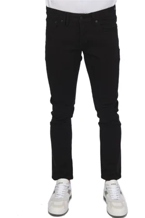 Cycle Homme, Jeans, Noir, Taille: W34 Jeans Skinny Confort en Polyester