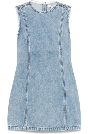 J.W.Anderson Femme, Robes, Bleu, Taille: 36 FR Robe Sans Manches Bleu Clair