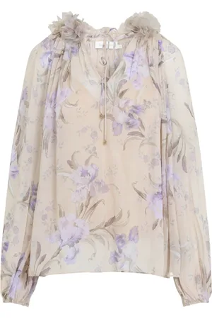 ZIMMERMANN Femme, Blouses et Chemises, Blanc, Taille: 42 FR Chemisier Eden Billow