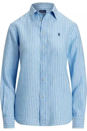 Ralph Lauren Femme, Blouses et Chemises, Bleu, Taille: 36 FR Chemise Décontractée