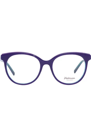 ANA HICKMANN Femme, Accessoires, Bleu, Taille: ONE Size Montures Optiques Violettes pour Femmes Style Rond