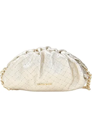 MARC ELLIS Femme, Sacs, Jaune, Taille: ONE Size Sac pochette gris tissé