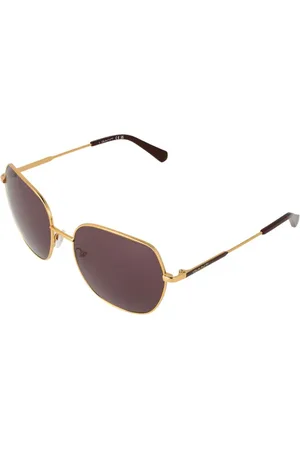 GANT Unisex, Accessoires, Jaune, Taille: ONE Size Lunettes de soleil carrées bordeaux