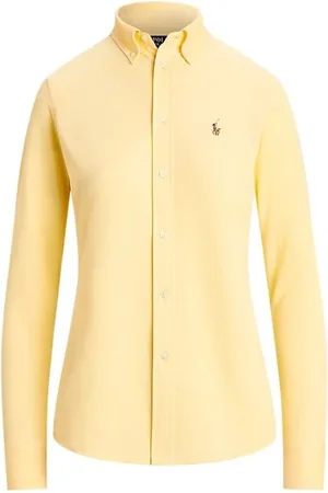 Ralph Lauren Femme, Blouses et Chemises, Jaune, Taille: 44 FR Chemise Casual