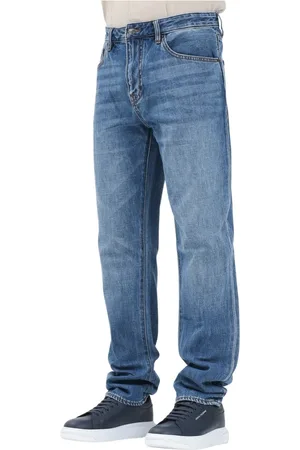 Armani Exchange Homme, Jeans, Bleu, Taille: W36 Jeans classiques en denim bleu pour hommes