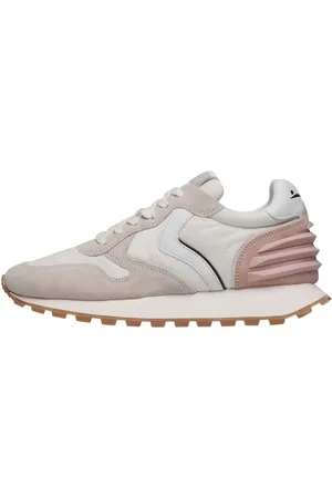 Voile blanche Femme, Chaussures, Multicolore, Taille: 38 EU Baskets en suède et tissu technique Paris Power Woman