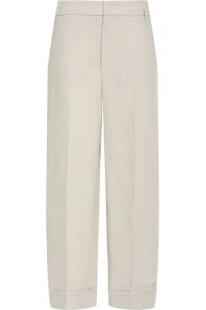 Max Mara Femme, Pantalons, , Taille: 36 FR Pantalon en Lin - , Style Anselmo