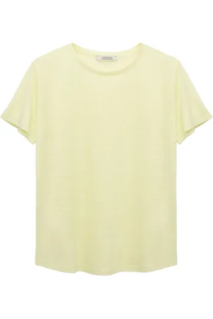 Dorothee Schumacher Femme, Tops, Jaune, Taille: 42 FR Chemise Confort Natural Ease