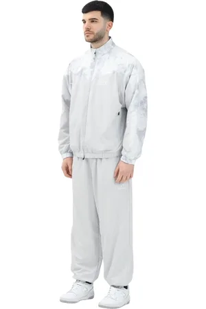 EA7 Homme, Sport, Gris, Taille: XL Ensemble Survêtement Effet Marbré Sportif