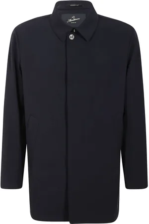 MONTECORE Homme, Manteaux, Bleu, Taille: L Trench Classique pour l