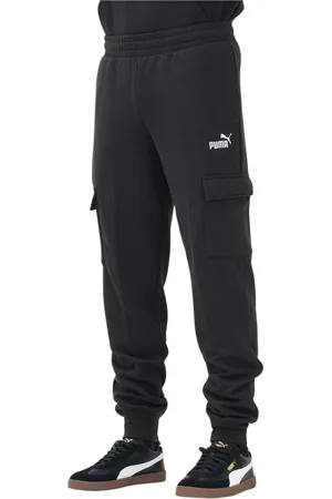 PUMA Homme, Pantalons, Noir, Taille: 2XL Cargo Essentials Pantalon de Sport Noir