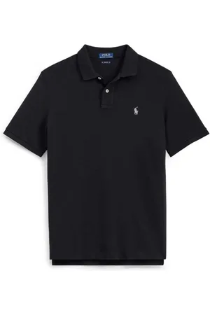 Ralph Lauren Homme, Tops, Bleu, Taille: S Chemise Slim Fit à Manches Courtes