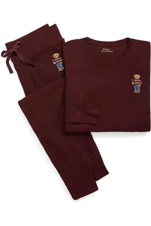 Ralph Lauren Homme, Vêtements de nuit et de détente, Rouge, Taille: L Ensemble de Nuit Confortable pour Femmes