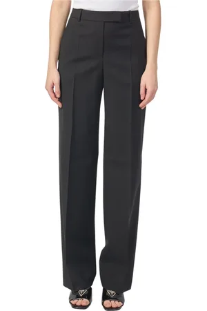 HUGO BOSS Femme, Pantalons, Noir, Taille: 36 FR Pantalon Coupe Droite Noir