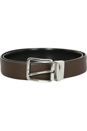 CANALI Homme, Accessoires, Brun, Taille: 100 CM Ceinture en Cuir Marron Accessoire Homme Élégant