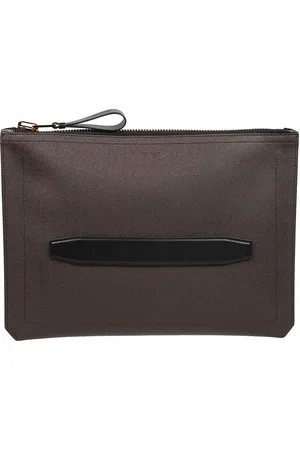Tom Ford Homme, Sacs, Brun, Taille: ONE Size Sac Pochette à Anse