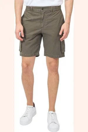ECOALF Homme, Shorts, Vert, Taille: W32 Shorts Cargo Vert Ethicargo