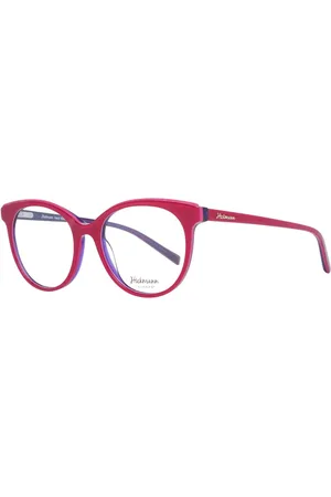 ANA HICKMANN Femme, Accessoires, Rouge, Taille: ONE Size Montures Optiques Rouges pour Femmes Style Papillon
