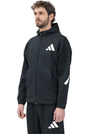 adidas Homme, Sweatshirts et sweats à capuche, Noir, Taille: S Sweat à Capuche Noir Style Z.n.e.