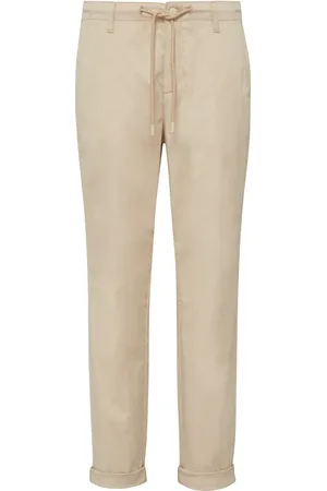 Comma, Femme, Pantalons, Brun, Taille: 36 FR Pantalon Chino avec détail cordon