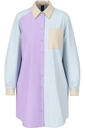 Marc Cain Femme, Robes, Multicolore, Taille: 38 FR Robe Chemise Patch Design Colorée