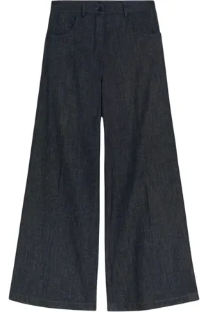 Aspesi Femme, Jeans, Bleu, Taille: 38 FR Pantalon Large en Denim Mod.0156