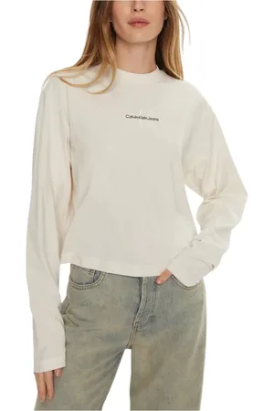 Calvin Klein Femme, Pulls, , Taille: 42 FR Pull en Coton pour Femmes