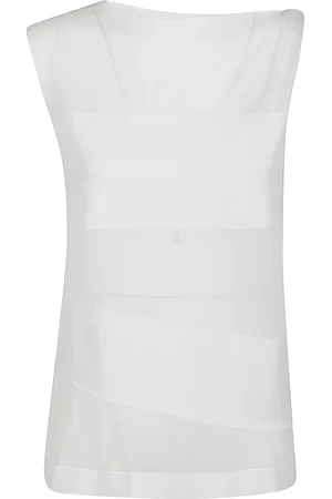 LIVIANA CONTI Femme, Tops, Blanc, Taille: 40 FR Pull Transparent Blanc