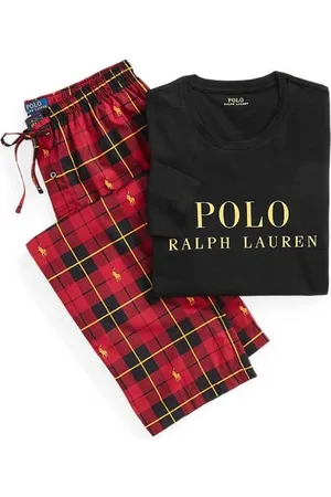 Ralph Lauren Homme, Vêtements de nuit et de détente, Multicolore, Taille: S Ensemble de Nuit Confortable