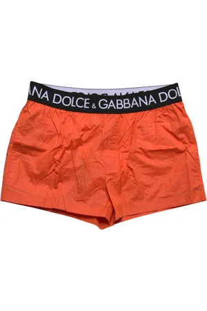 Dolce & Gabbana Homme, Maillots de bain, , Taille: S Shorts de bain avec logo imprimé et poches zippées