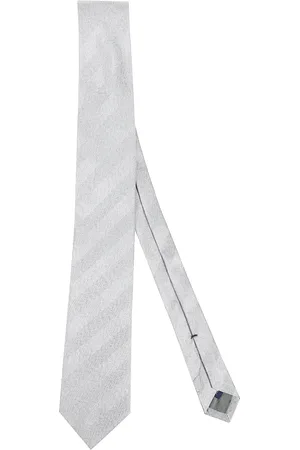 Errico Formicola Homme, Accessoires, Blanc, Taille: ONE Size Élégante Cravate en Soie