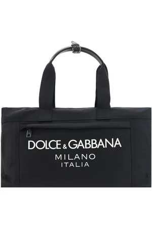 Dolce & Gabbana Homme, Sacs, Noir, Taille: ONE Size Sac de voyage élégant avec poche zippée