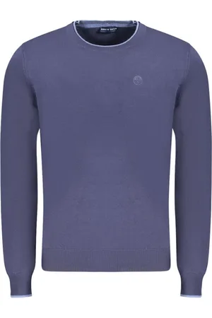 North Sails Homme, Pulls, Bleu, Taille: 3XL Pull col rond contrastant
