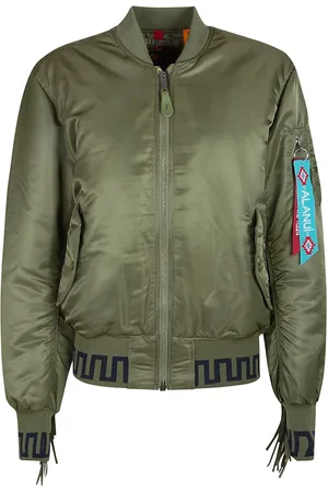 Alanui Femme, Vestes, Vert, Taille: 36 FR Bomber Alpha Industries