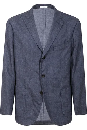 Boglioli Homme, Vestes, Bleu, Taille: 2XL Veste de Qualité Premium