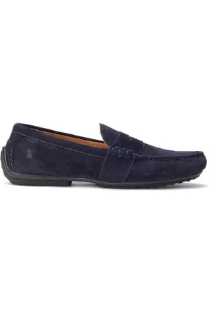 Ralph Lauren Homme, Chaussures, Bleu, Taille: 44 EU Mocassins Élégants pour Hommes