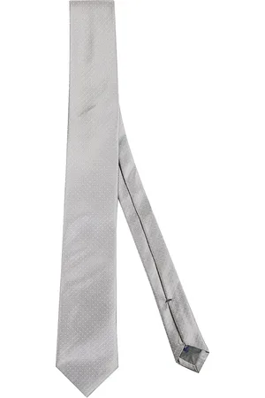 Errico Formicola Homme, Accessoires, Gris, Taille: ONE Size Élégante Cravate en Soie