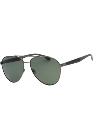 HUGO BOSS Homme, Accessoires, Gris, Taille: ONE Size Lunettes de Soleil à Monture Métallique avec Protection UV3