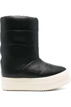 Rick Owens Homme, Chaussures, Noir, Taille: 41 EU Chaussures à Enfiler Matelassées à Semelle Épaisse
