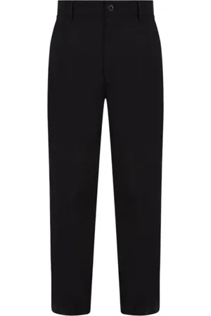 Calvin Klein Homme, Pantalons, Noir, Taille: W38 Pantalon Élégant avec Fermeture Éclair Bouton Poches