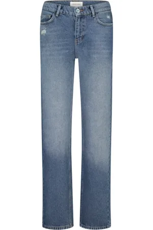 Fabienne Chapot Femme, Jeans, Bleu, Taille: W27 Marie Straight Low-rise Jeans